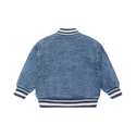 Blue Denim Hux Patch Bomber Jacket