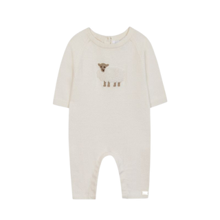 Ivory Sheep Long Romper