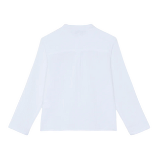 White Gauze Pocket Shirt