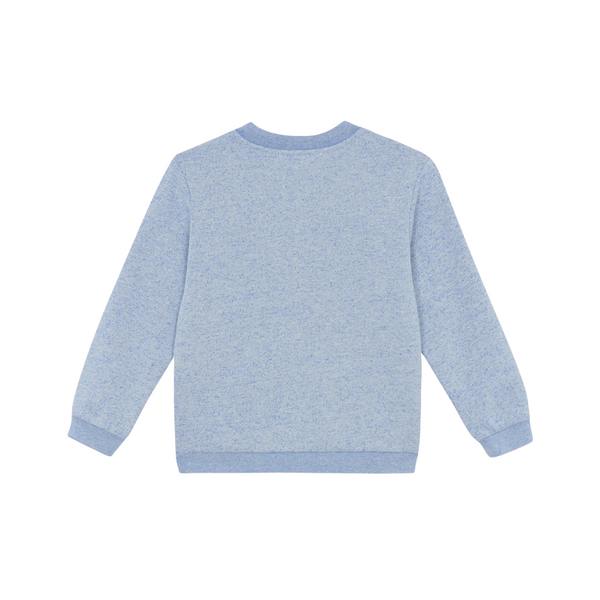 Heather Blue Robot Sweatshirt