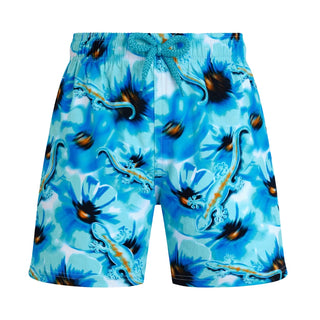 Topaz Poppy Gecko Swim Trunks