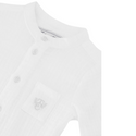 White Baby Gauze Pocket Shirt