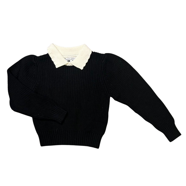 Black Collared Sweater