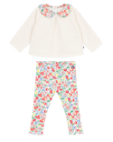 Multicolor Floral Leggings Set
