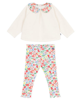 Multicolor Floral Leggings Set