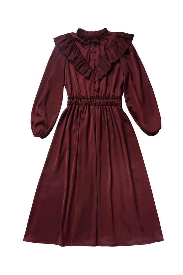 Alice Burgundy Dress