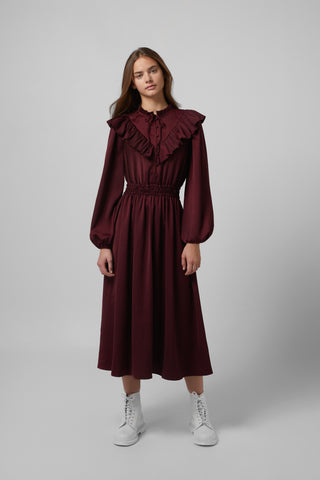 Alice Burgundy Dress