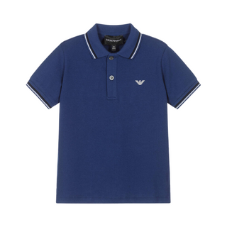 Blue Essential Logo Polo