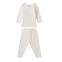 White Baby Gold Cherry Pajama Set