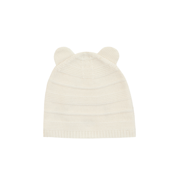Ivory Bear Ears Hat