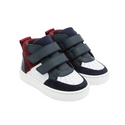 Navy and Red Barthelemy Sneakers