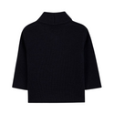 Navy Baby Shawl Collar Cardigan