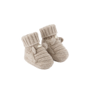 Oatmeal Marled Knit Booties