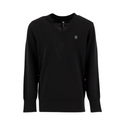 Black Basic Regular Fit V Neck Sweater