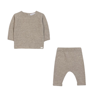 Oatmeal Marled Knit Ensemble