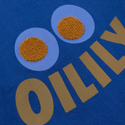 Royal Blue Oilily Eyes Long Sleeve Tee