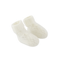 Ivory Knit Booties