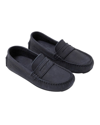 Navy Soprano Leather Loafer