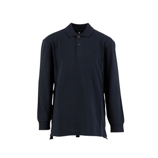 Navy Long Sleeve Regular Fit Polo