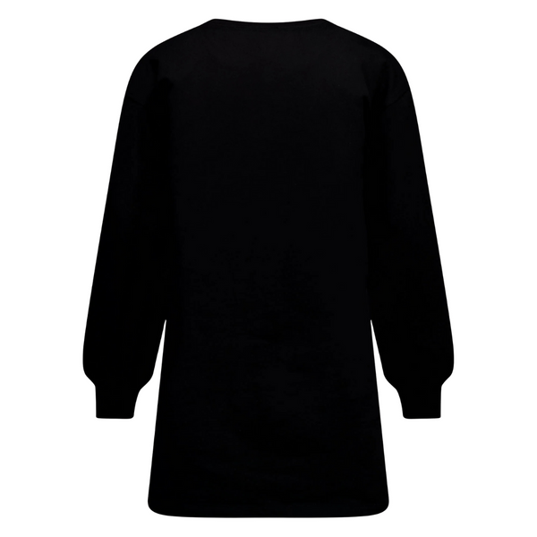 Black Bear Logo Sweatshirt Dress