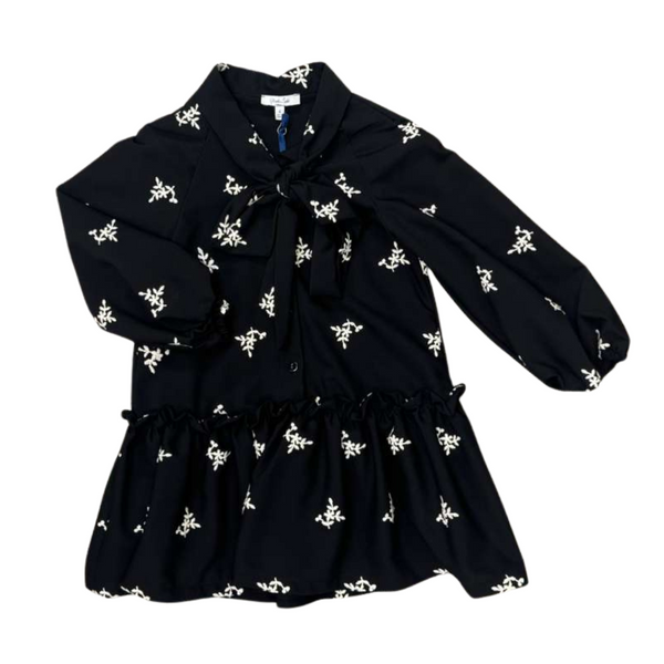 Black Pandoro Bow Dress