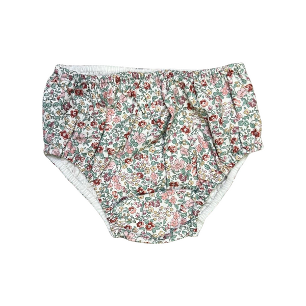 Red Elodie Cotton Floral Bloomer