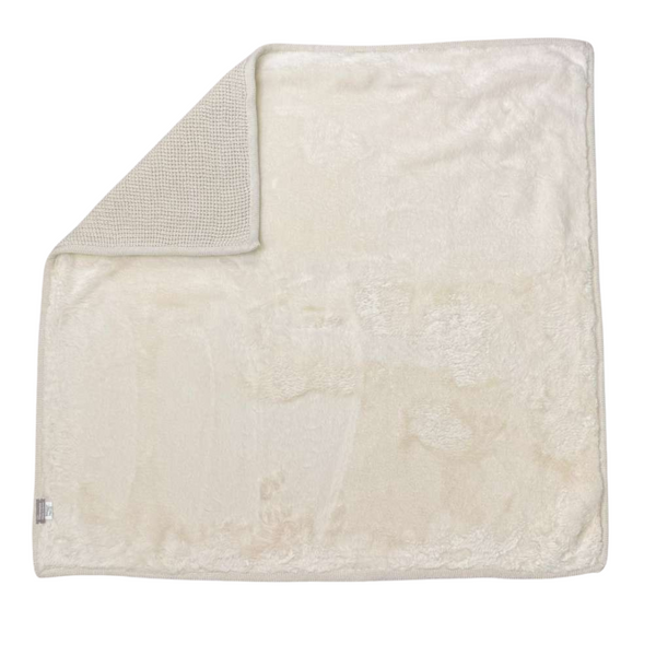 Butter with Ivory Fur Lined Blanket