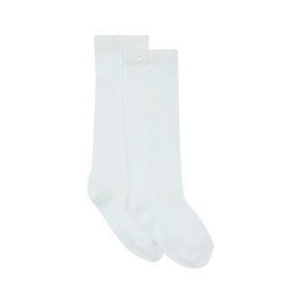 Ivory Knee High Socks