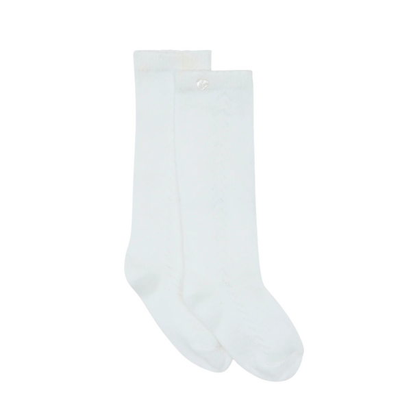 Ivory Knee High Socks