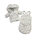 Pink Floral Snow Suit