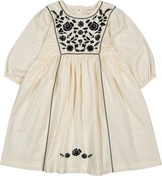 Cream Twill Mahani Dress