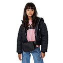 Black Quilted Puffer Jacket