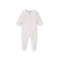 Pink Ginny Scallop Footie