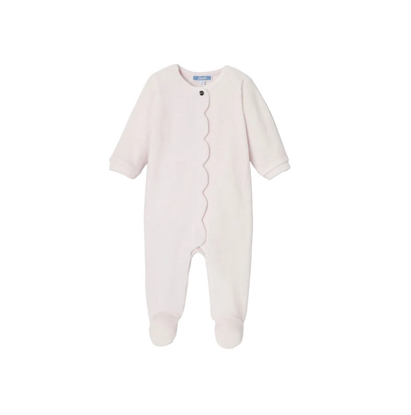 Pink Ginny Scallop Footie