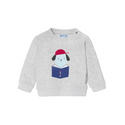 Heather Gray Laurel Dog Crewneck