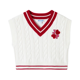 White Vivien Sweater Vest