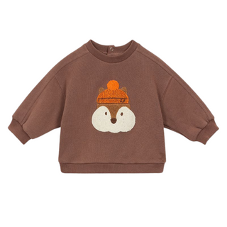 Brown Baby Gibson Crewneck