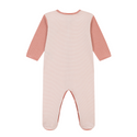 PB Pink Striped Footie