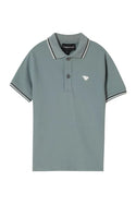 Grey Blue Classic Polo
