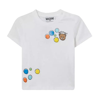 White Baby Bear Bubbles Tee