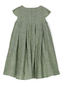 ILG Sage Green Cap Sleeve Linen Dress