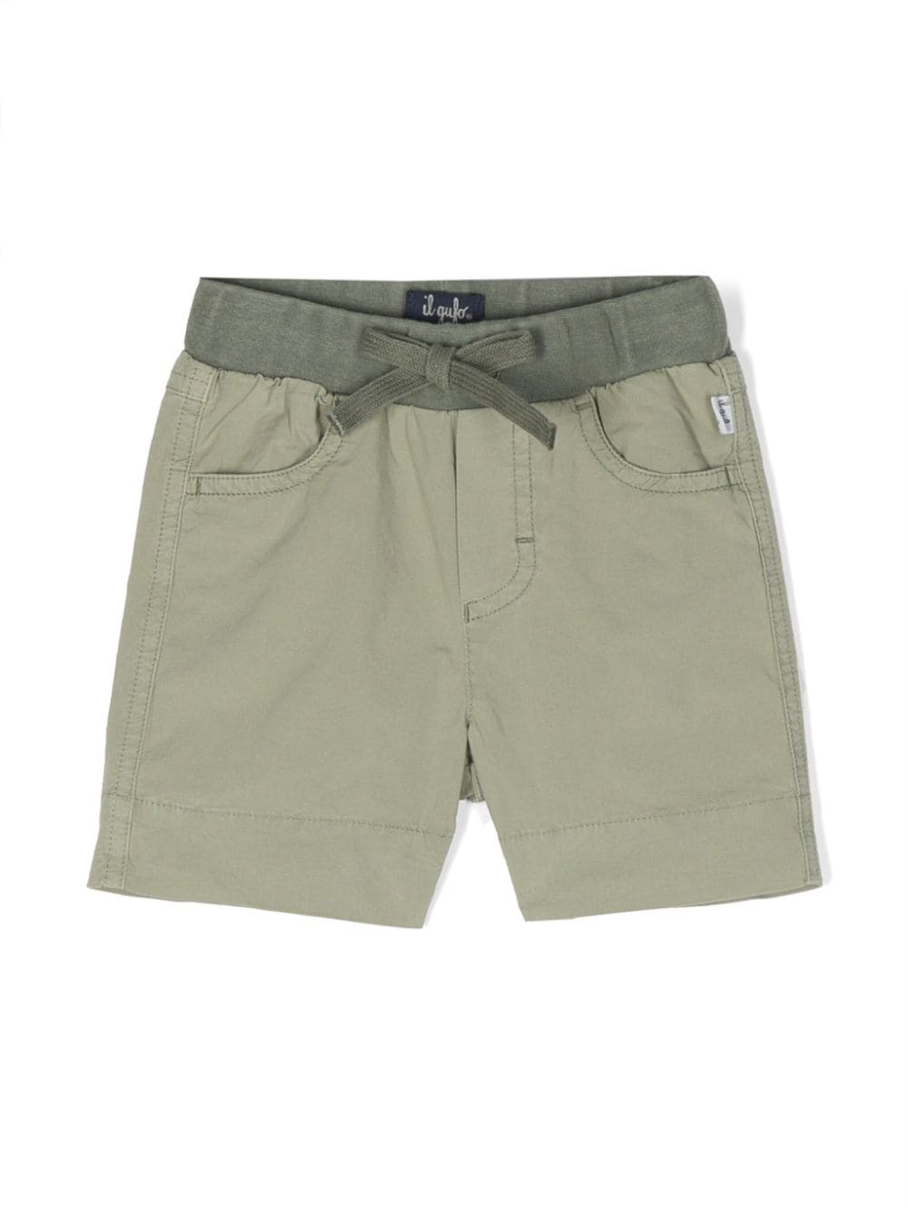 Il Gufo Prince of Wales-pattern linen shorts - Neutrals