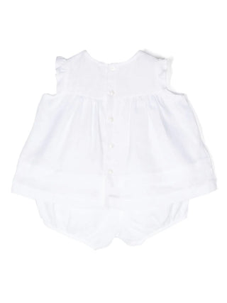 ILG White Linen Baby Ensemble
