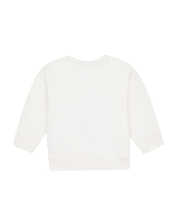 Cream Baby Say Cheese Crewneck