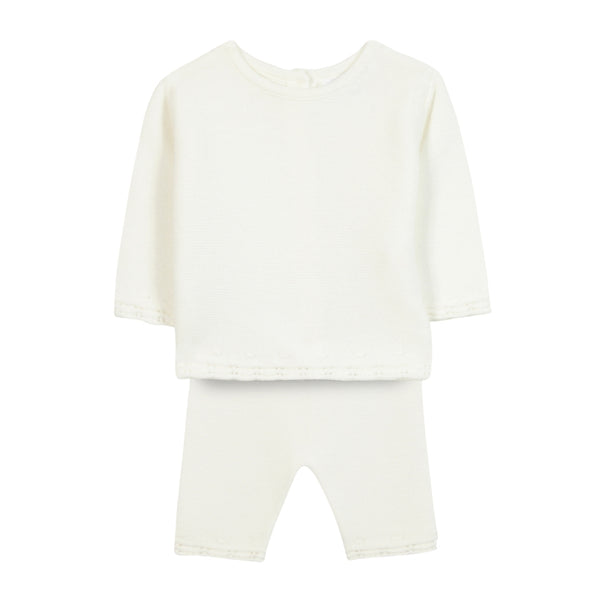 Ivory Baby Knit Ensemble
