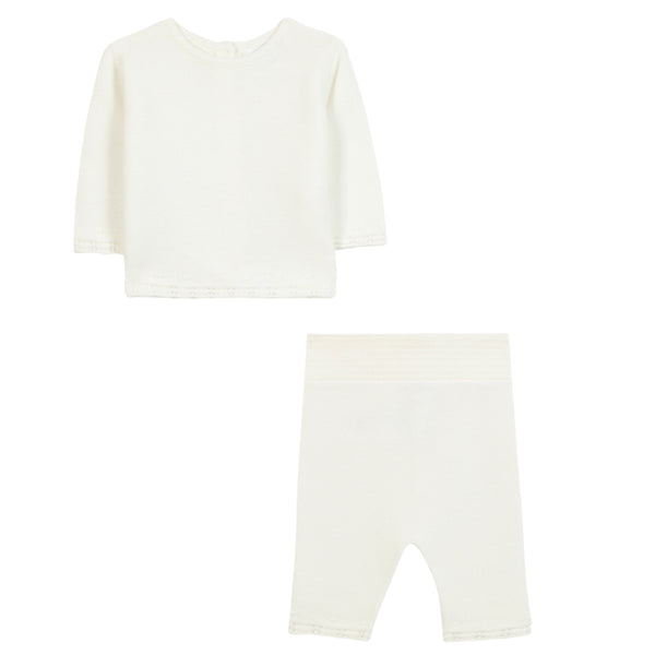Ivory Baby Knit Ensemble