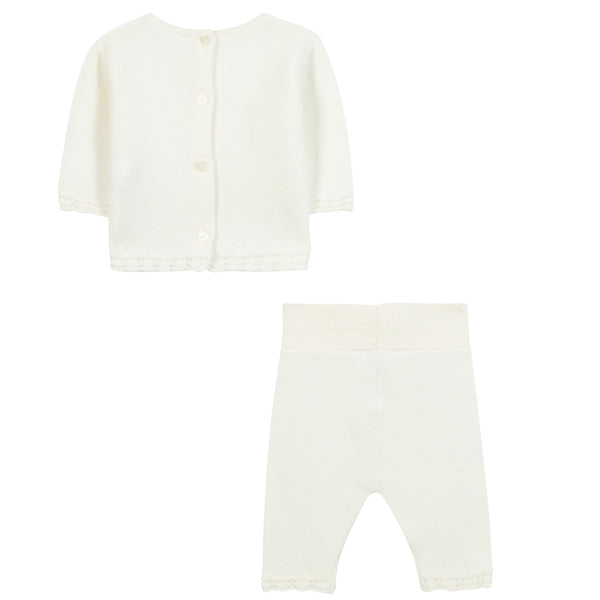 Ivory Baby Knit Ensemble