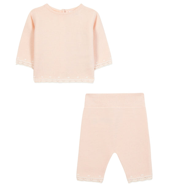 Pink Baby Knit Ensemble