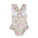 Citrus Little Girl Floral Swimsuit