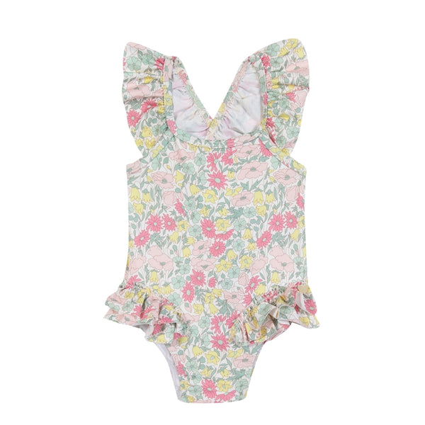Citrus Little Girl Floral Swimsuit